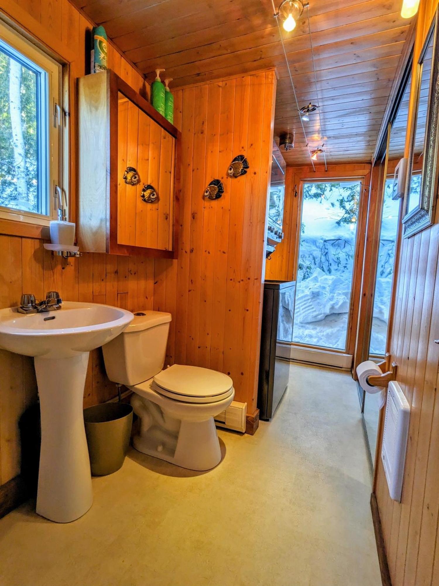 Villa Chalet La Caille à LʼAnse-Saint-Jean Extérieur photo